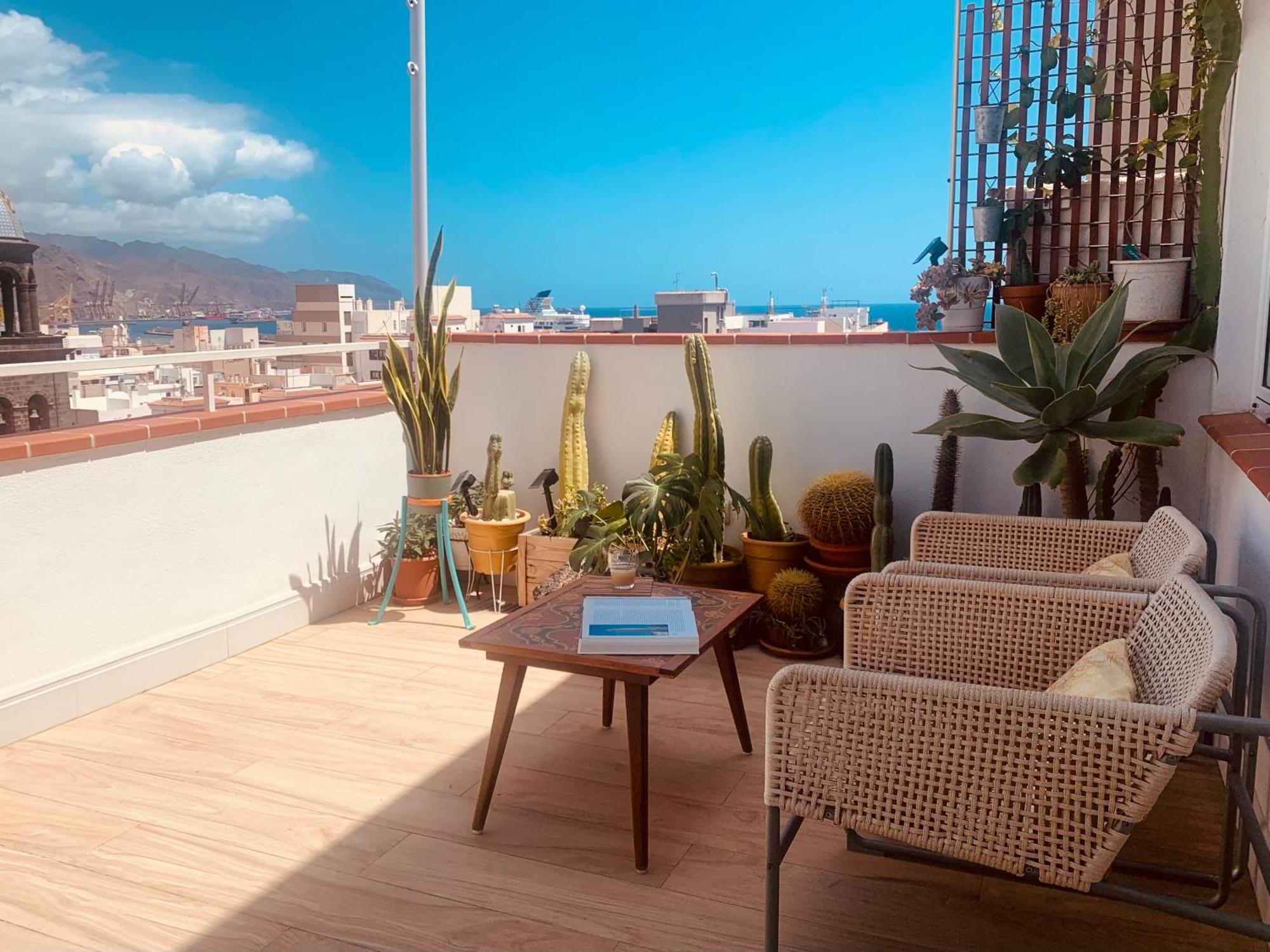 Апартаменты Atico Con Terraza, Vistas Panoramicas Y Parking Санта-Крус-де-Тенерифе Экстерьер фото